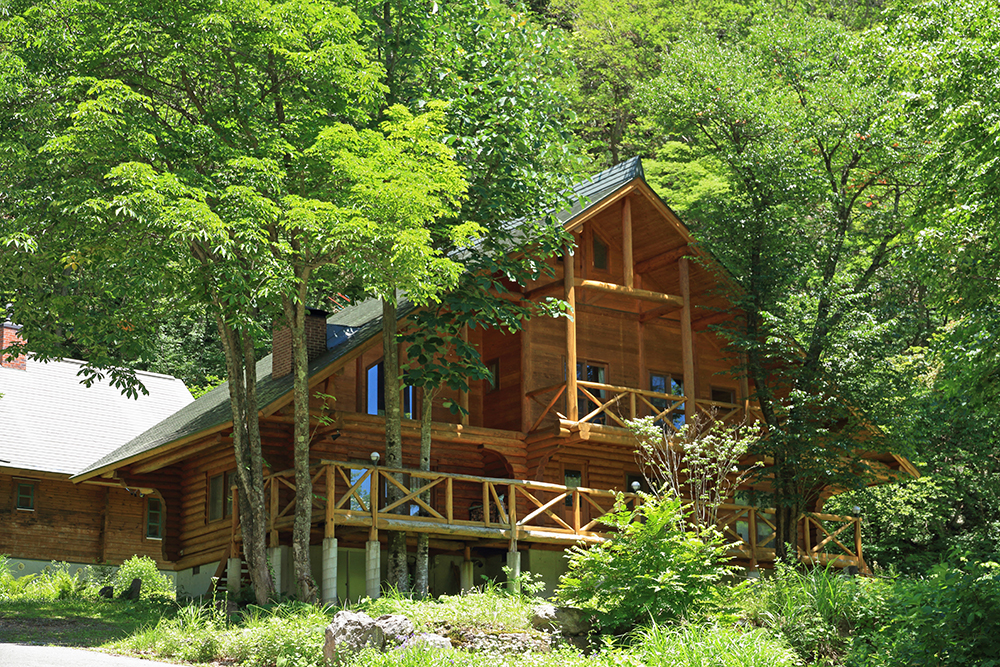 大島のログハウス貸出制度